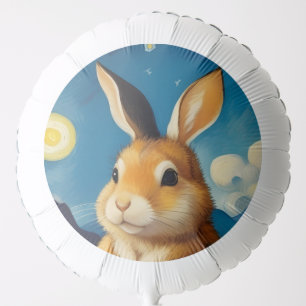 Starry Spring Bunny Balloon