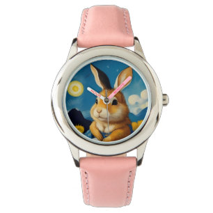Starry Spring Bunny Watch  