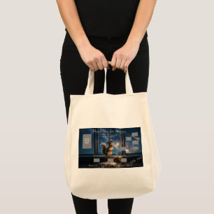 Starry Squirrel Teacher Appreciation Tote Bag