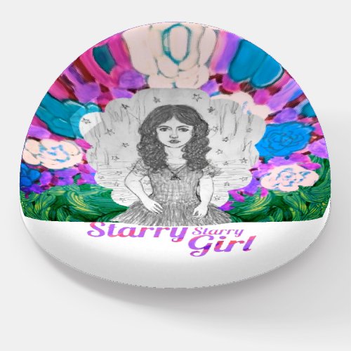 Starry Starry Girl Paperweight