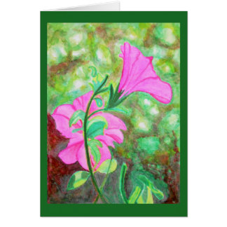 Starry, starry morning glory watercolor cards
