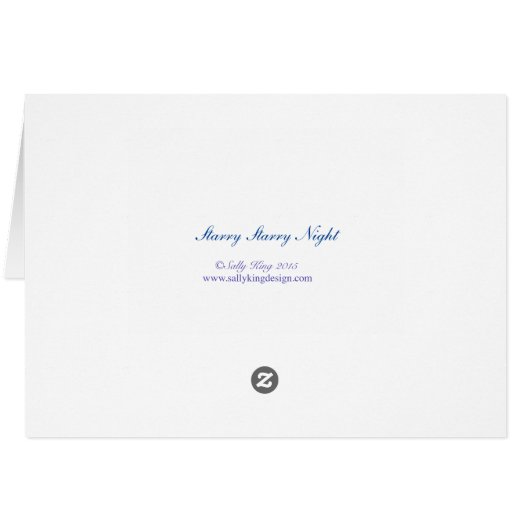 Starry Starry Night (Back Horizontal)