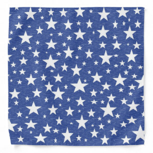 Starry Starry Night Blue Bandana