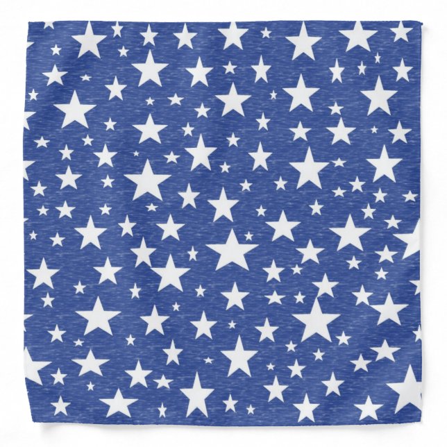 Starry Starry Night Blue Bandana (Front)