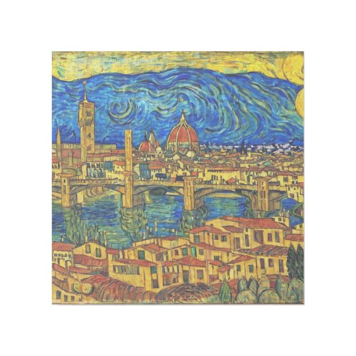 Starry Starry Night Florence Italy Gallery Wrap