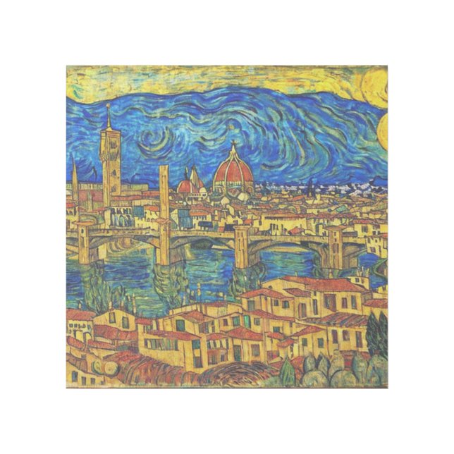 Starry Starry Night Florence Italy Gallery Wrap (Front)