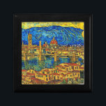 Starry Starry Night Florence Italy Gift Box<br><div class="desc">This beautiful design shows the city of Florence Italy in a style of Van Gough's Starry Starry Night painting.</div>