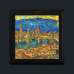 Starry Starry Night Florence Italy Gift Box<br><div class="desc">This beautiful design shows the city of Florence Italy in a style of Van Gough's Starry Starry Night painting.</div>