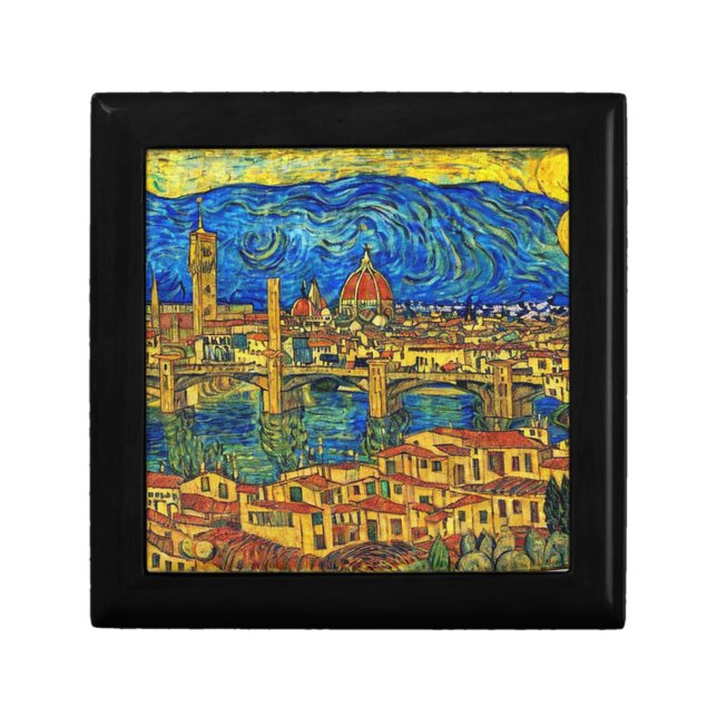 Starry Starry Night Florence Italy Gift Box (Front)