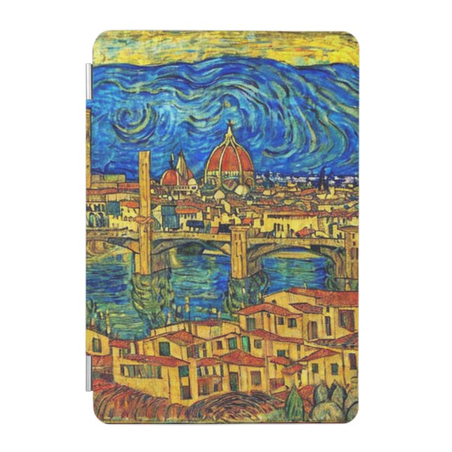Starry Starry Night Florence Italy iPad Mini Cover (Front)