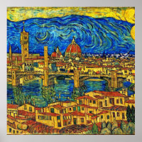 Starry Starry Night Florence Italy