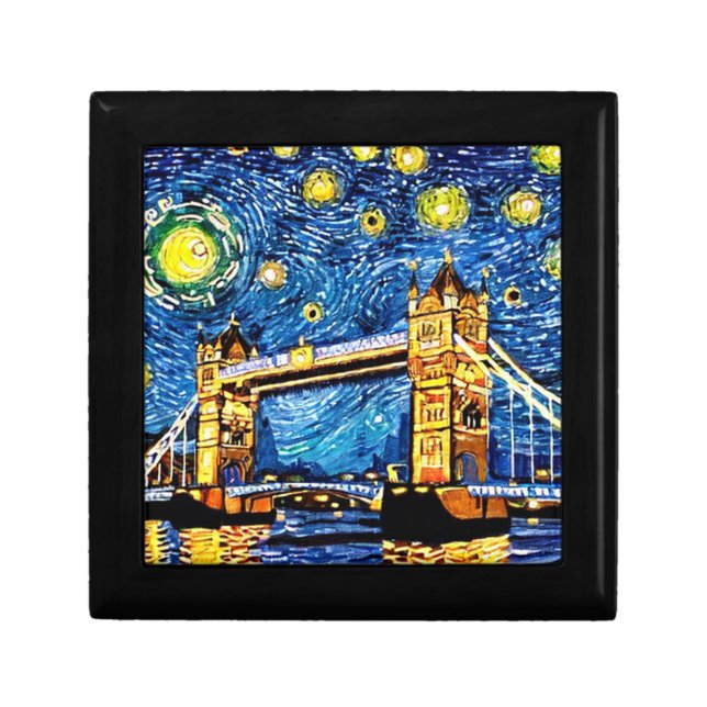 Starry Starry Night London England Gift Box (Front)
