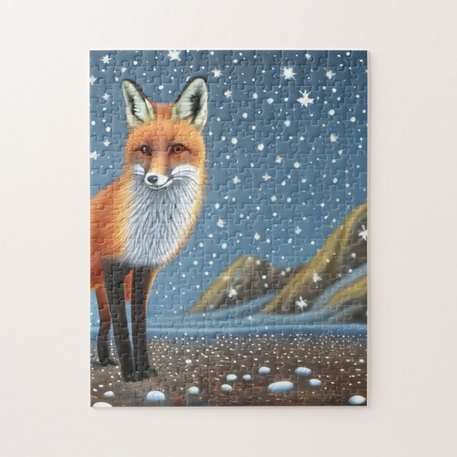 Starry Starry Night Storybook Fox Jigsaw Puzzle (Vertical)