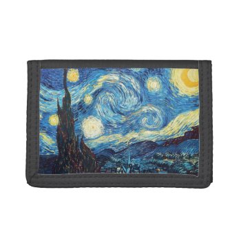Starry Starry Night Van Gogh Wallet by FROdominatrix at Zazzle