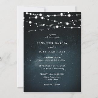 Starry Starry Night Wedding Invitations