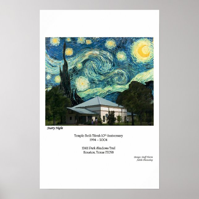 Starry Starry TBT Night Poster (Front)