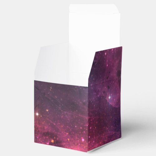 Starry Stars Outer Space Galaxy Planetary Pattern Favor Boxes