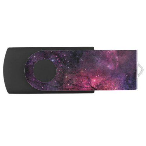Starry Stars Outer Space Galaxy Planetary Pattern Flash Drive