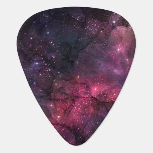 Starry Stars Outer Space Galaxy Planetary Pattern Guitar Pick