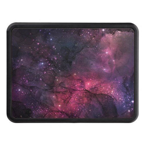 Starry Stars Outer Space Galaxy Planetary Pattern Hitch Cover
