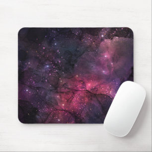 Starry Stars Outer Space Galaxy Planetary Pattern Mouse Pad