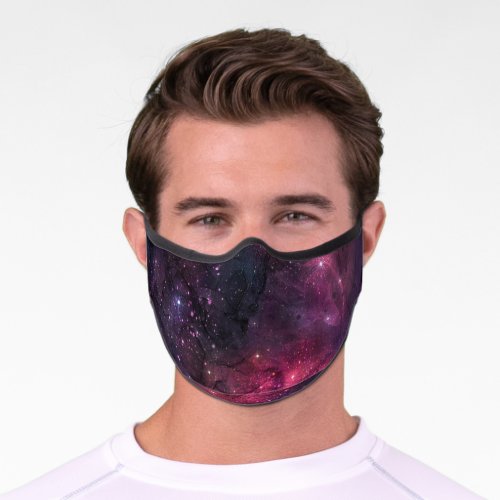 Starry Stars Outer Space Galaxy Planetary Pattern Premium Face Mask
