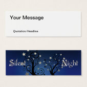 Starry Trees Silent Night (Front & Back)