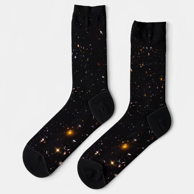 Starry universe deep space socks (Left)