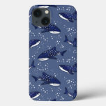 Starry Whale Shark (dark) Iphone 13 Case at Zazzle