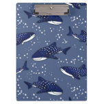 Starry Whale Shark (Dark) Clipboard