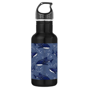 Starry Whale Shark (Dark) Water Bottle