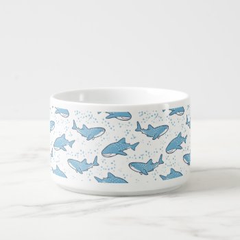 Starry Whale Shark (light) Bowl by soyrwoo at Zazzle