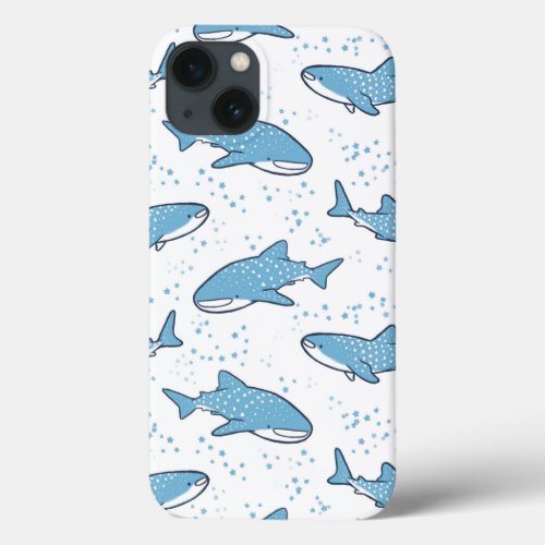 Starry Whale Shark Light iPhone 13 Case