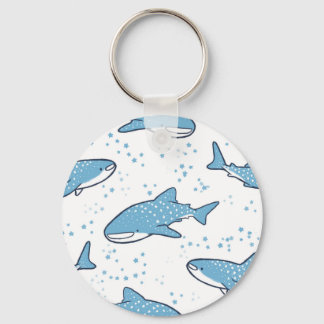 Starry Whale Shark (Light) Keychain