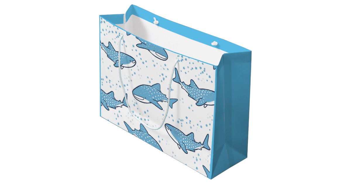 Starry Whale Shark (Light) Large Gift Bag