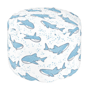 Starry Whale Shark (Light) Pouf