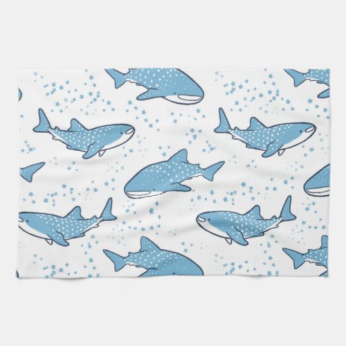 Starry Whale Shark Light Towel