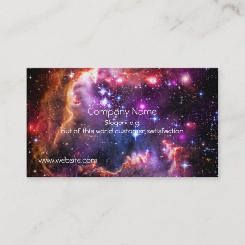 Starry Wingtip of Small Magellanic Cloud Business Card