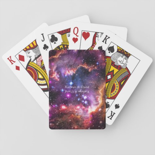 Starry Wingtip of Small Magellanic Cloud Poker Cards