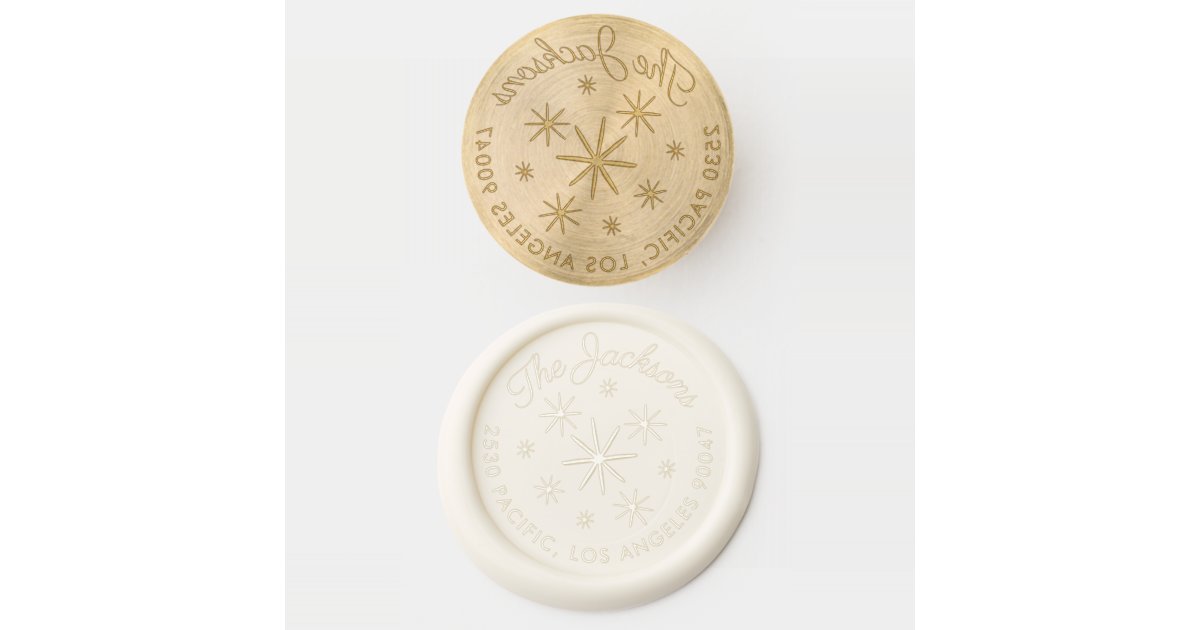 Snowflake Wax Seal Stamp Premium Kit