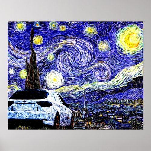 Starry WRX Poster