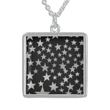Stars 2 Sterling Silver Necklace by Dozzle at Zazzle
