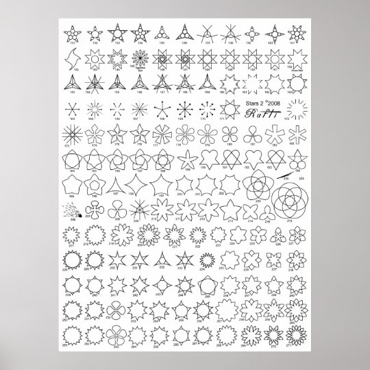 Stars 2 Tattoo Flash Poster Zazzle   Stars 2 Tattoo Flash Poster R937216e6b87847d8b3397cfae4ef672e Aikuq 8byvr 540 