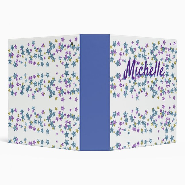Stars 3 Ring Binder (Background)