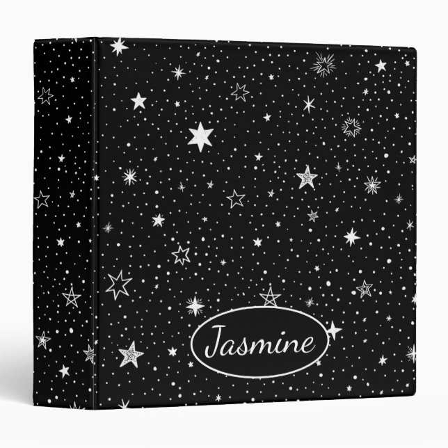 Stars 3 Ring Binder (Front/Spine)