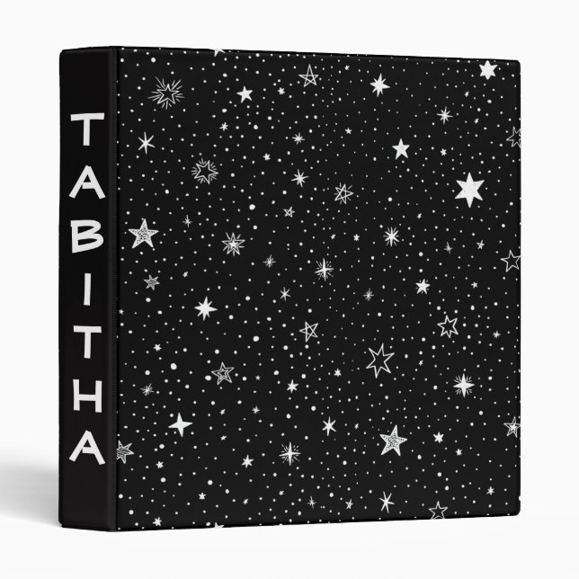 Stars 3 Ring Binder (Front/Spine)