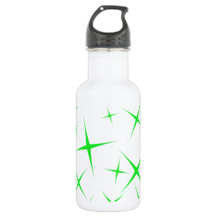 stars 4 Green Water Bottle