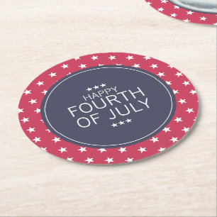Stars 4th of July Independence Day Coasters