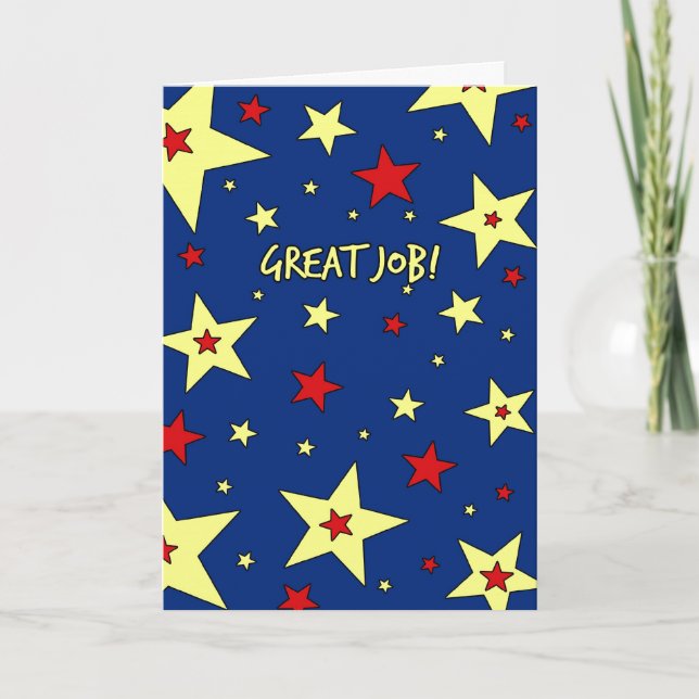 Stars Administrative Professionals Day Card (Front)