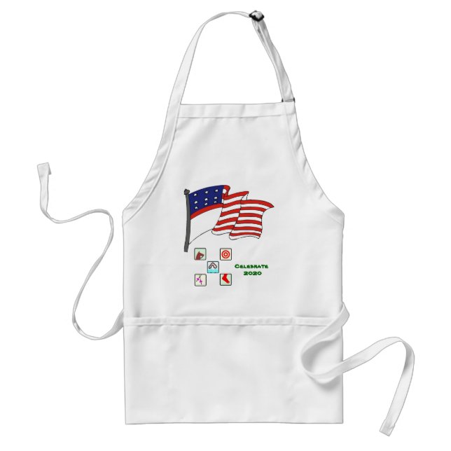 Stars - adult apron (Front)